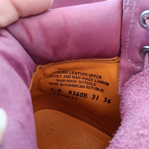 Timberland 6" leather boots pink - Picture 10 of 11